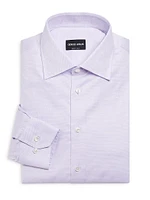 Basic Pin Dot Cotton Shirt