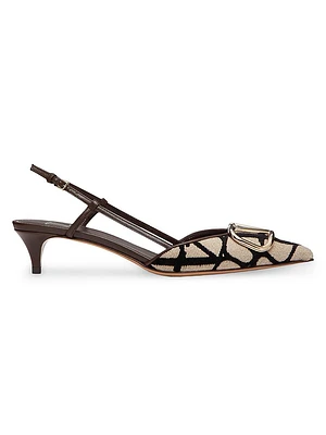 VLogo Signature Slingback Pumps 40MM