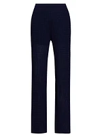 Cable Pointelle Pants
