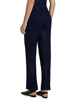 Cable Pointelle Pants