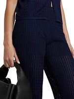 Cable Pointelle Pants