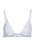 Mathilde Embroidered Soft Triangle Bra