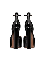 Tan-Go 155MM Patent Leather Platform Sandals