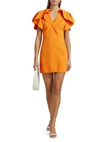 Normanhill Puff-Sleeve Minidress