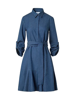 Denim Mini Shirtdress