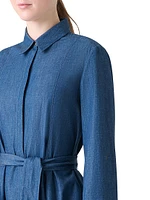 Denim Mini Shirtdress