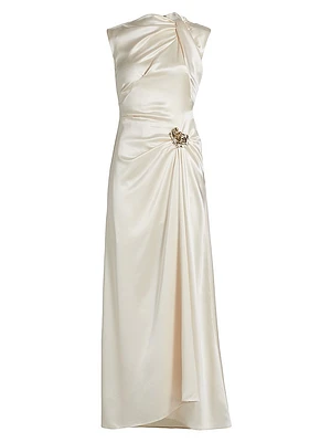 Redman Drape Maxi Dress