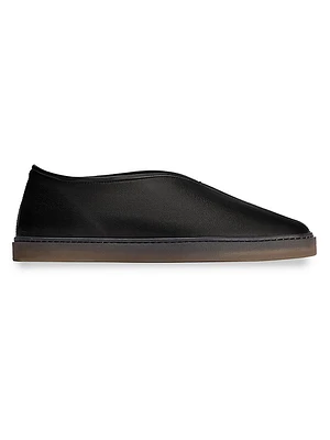 Linoleum Leather Piped Sneakers