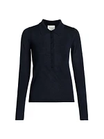 Wool Knit Polo Shirt