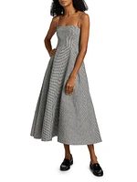 Monette Linen Midi-Dress