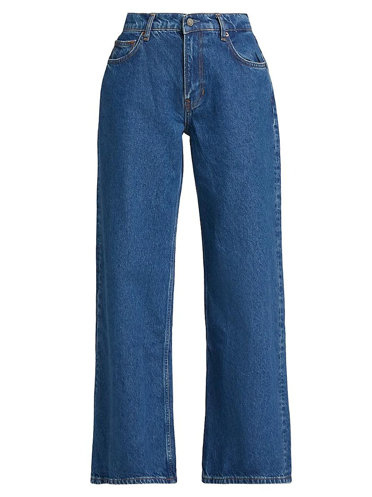 Cary Low-Rise Slouchy Wide-Leg Jeans