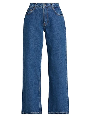 Cary Low-Rise Slouchy Wide-Leg Jeans
