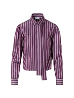 Striped Cotton Poplin Shirt