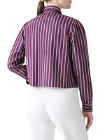 Striped Cotton Poplin Shirt