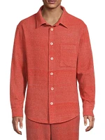 Blanket Stripe Cashmere Overshirt