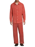 Blanket Stripe Drawstring Pants