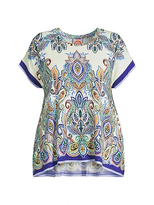 Plus The Janie Favorite Draped T-Shirt