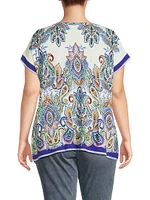 Plus The Janie Favorite Draped T-Shirt