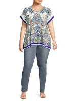 Plus The Janie Favorite Draped T-Shirt