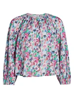 Indi Floral Cotton Blouse