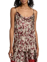 Chai Embellished Silk Top