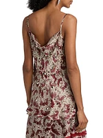 Chai Embellished Silk Top