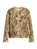 Vonda Sequined Cotton Jacket