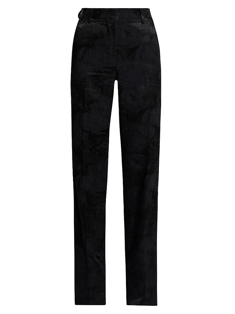 Pulla Floral Jacquard Pants