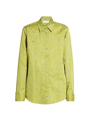 Celina Damask Satin Shirt