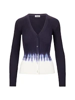 Cargo Tie-Dye Button-Front Cardigan