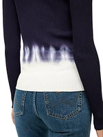 Cargo Tie-Dye Button-Front Cardigan