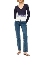 Cargo Tie-Dye Button-Front Cardigan