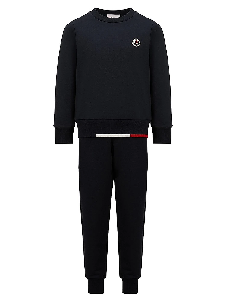 Little Boy's & Sweatsuit Set Cotton