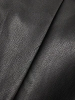 Faux Leather Squareneck Jumpsuit