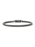 Sterling Silver Box Chain Bracelet/3.7MM