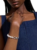 Surf Sterling Silver & Cultured Freshwater Pearl Bracelet