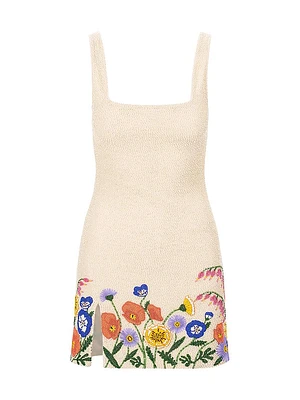 Le Sable Beaded Minidress