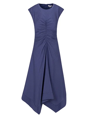 Allegra Stripe Midi-Dress