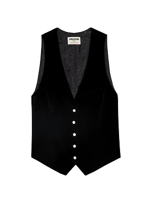 Emaux Velvet Vest