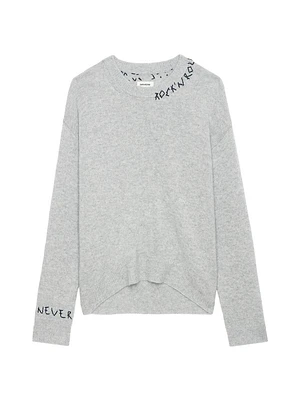 Markus Embroidered Cashmere Sweater