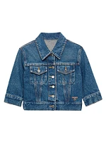 Denim Blouson Jacket