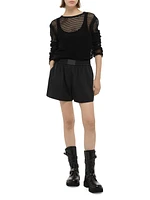 Logo Patch Boxer-Style Shorts