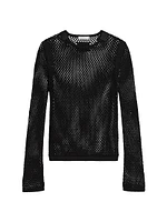 Mesh Long Sleeve Top
