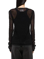 Mesh Long Sleeve Top