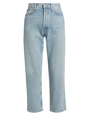 '90s Mid-Rise Straight-Leg Crop Jeans