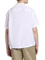 Cotton Poplin Polo Shirt