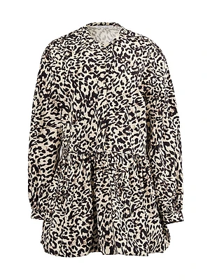 Khloe Leopard Flowy Minidress