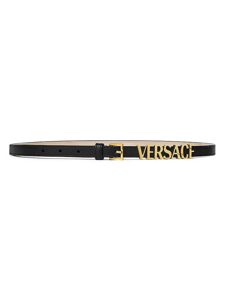 Logo Leather 15MM Belt