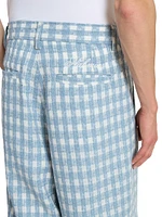 Physical Education Plaid Pleated Shorts