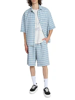 Physical Education Plaid Pleated Shorts